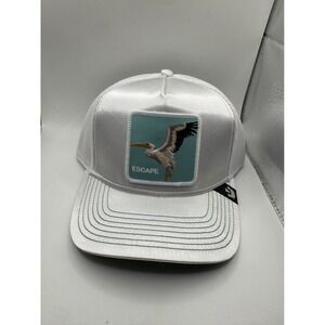 Goorin Bros‎ Escape Embroidered White Trucker Hat By The Farm With Bird